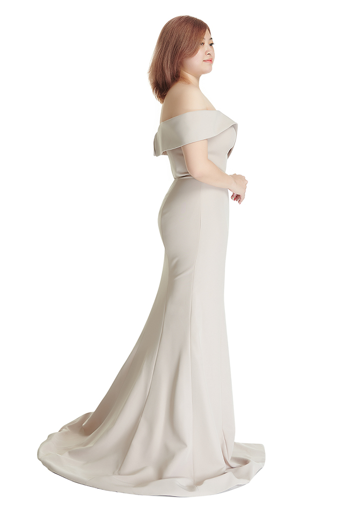 side view of the dress